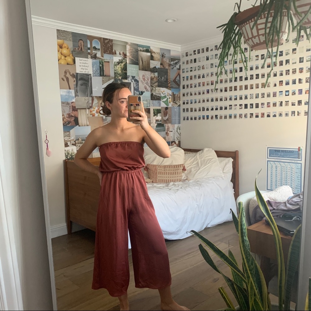 Urban Outfitters Rust Romper